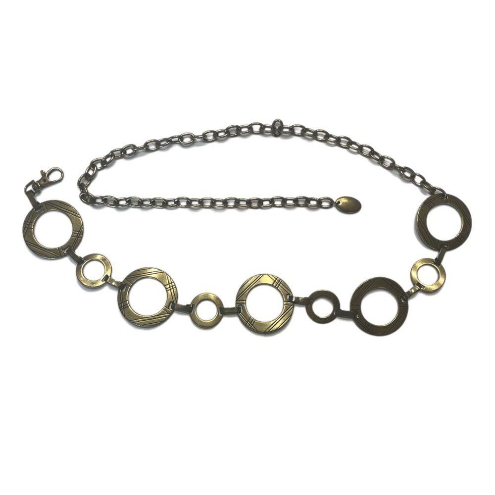 Brass Metal Ring Belt